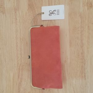 Hobo Lauren Wallet in Lava